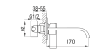 Bateria umywalkowa Kohlman Dexame QW180D 4