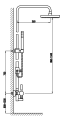 Zestaw prysznicowy Kohlman Roxin QW276R 4