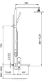 Zestaw wannowy Kohlman Foxal QW277F 4
