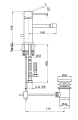 Bateria bidetowa Kohlman Axis QB130N 4