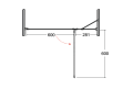 Drzwi prysznicowe Viva 100 cm Besco 5