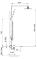 Zestaw wannowy Kohlman Foxal QW274F 5