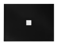 Brodzik prostokątny Ultraslim Nox Black 100x80 cm Besco