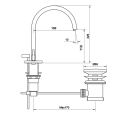 Bateria umywalkowa Kohlman Axis QB202N 6