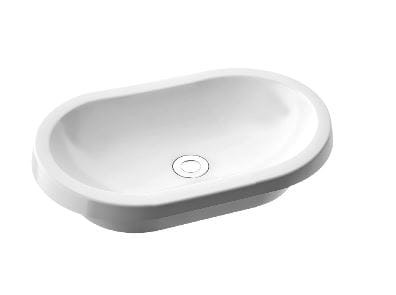 MARMORIN PIA 60 UMYWALKA WPUSZCZANA W BLAT/NABLATOWA