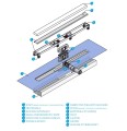 ODPŁYW LINIOWY I-DRAIN LINEAR 54 + 110 CM  2  SYFONY  BEZ RUSZTU 7
