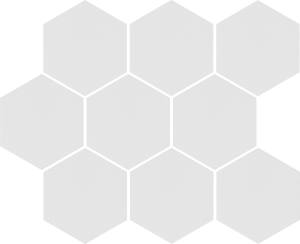 Płytka podłogowa Cerrad Cambia White Lappato Heksagon 27x33 cm