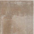 Płytka podłogowa Cerrad Piatto Sand Stopnica Narożna 30x30 cm