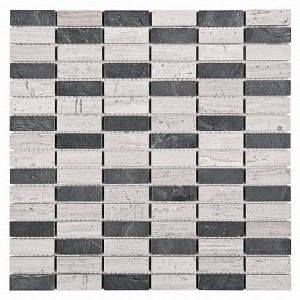 Mozaika Dunin Woodstone Grey Block Mix 48