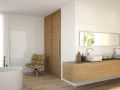 Płytka ścienna Baldocer Blanco Brillo Rectificado 40x120 cm 2