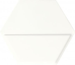 Płytka ścienna Dune  EXA MEDIUM WHITE   23 x 27 cm