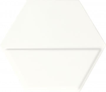 Płytka ścienna Dune  EXA MEDIUM WHITE   23 x 27 cm