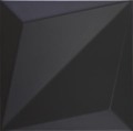 Płytka ścienna Dune  SHAPES ORIGAMI BLACK  25 x 25 cm