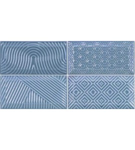Płytka ścienna EQUIPE METRO PARADISE BLUE 7,5 x 15 cm GAT I