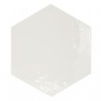 Płytka podłogowa Equipe Hexatile Blanco Brillo 17,5 x 20 cm