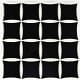 Mozaika Szklana EXCLUSIVE DESIGN 4mm czarne kwadraty S31