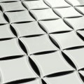 Mozaika Szklana EXCLUSIVE DESIGN 4mm białe kwadraty S30 3