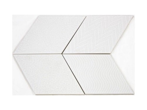 Płytka podłogowa Equipe Rhombus White 14x24