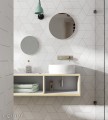 Płytka podłogowa Equipe Rhombus White 14x24 4