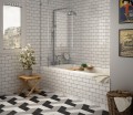 Płytka podłogowa Equipe Rhombus White 14x24 10