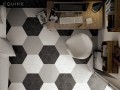 Płytka podłogowa Equipe Rhombus Black 14x24 6