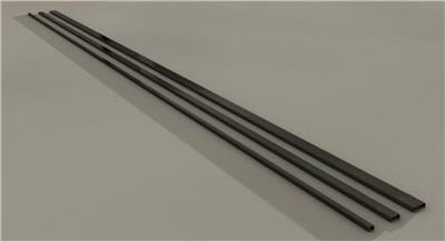 Listwa ze stali nierdzewnej BLACK S 10 mm