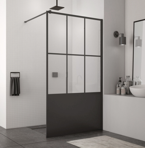 Walk-In EASY Ścianka boczna wolnostojąca STR4P Loft 76 120 cm