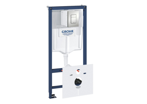 Grohe Rapid SL 5w1 Stelaż podtynkowy WC Chrom Mały przycisk