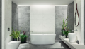 Płytka ścienna Tubądzin Organic Matt White 16,3x44,8 cm 5