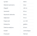 Wanna akrylowa wolnostojąca UZO BIAŁA 6