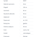 Wanna akrylowa wolnostojąca UZO CZARNA mat 6