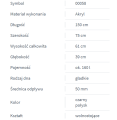 Wanna akrylowa wolnostojąca AMONA NERO NEW połysk 6