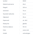 Wanna akrylowa wolnostojąca AMONA NERO NEW mat 6