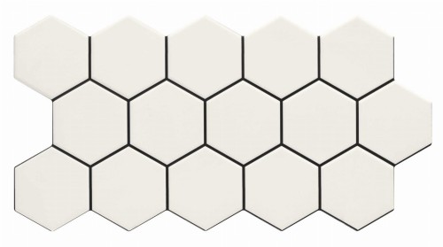Płytka podłogowa Realonda Hex Snow - White 26,5x51