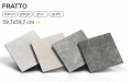 Gres Fratto Greige Lappato 59,7x59,7 7