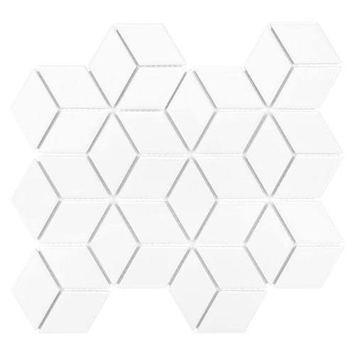 Mozaika Dunin Mini Rombic White 48