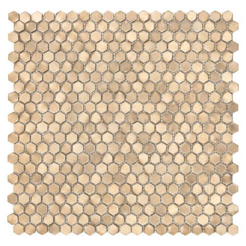 Płytka ścienna Dunin Metallic ALLUMI HEXAGON GOLD 14