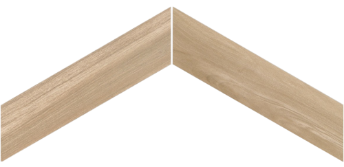 Płytka drewnopodobna Emil Sleek Wood Beige Chevron 11x54 cm