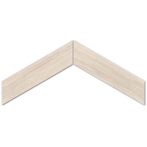 Płytka drewnopodobna Emil Sleek Wood White Chevron 11x54 cm