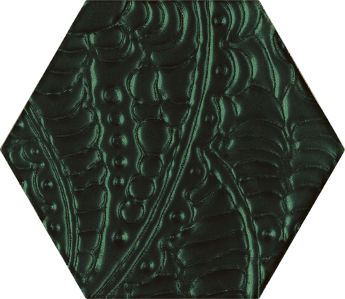 Płytka ścienna Paradyż Urban Colours Green Inserto Heksagon 17,1 x 19,8 cm
