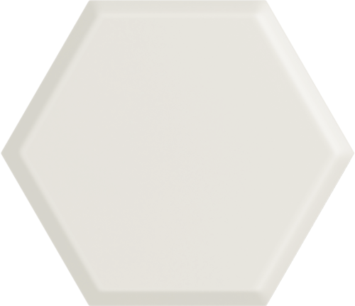Płytka ścienna Paradyż Woodskin Bianco Heksagon Struktura A 19,8 x 17,1 cm