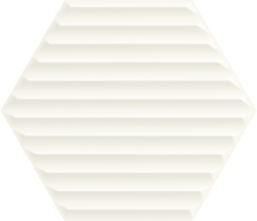 Płytka ścienna Paradyż Woodskin Bianco Heksagon Struktura B 19,8 x 17,1 cm