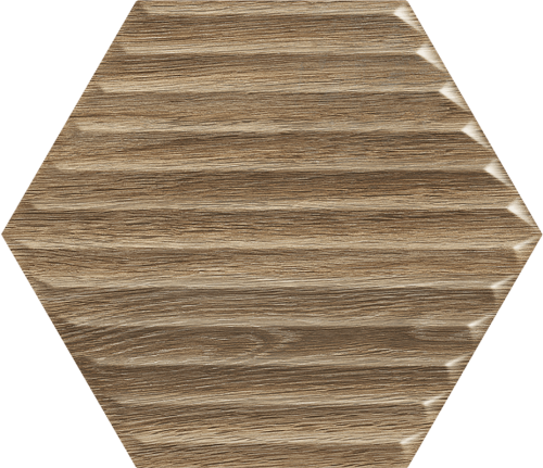 Płytka ścienna Paradyż Woodskin Wood Heksagon Struktura B 19,8 x 17,1 cm
