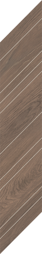 Płytka drewnopodobna Paradyż Wildland Dark Dekor Chevron Prawy 14,8x88,8 cm