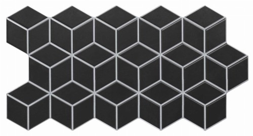 Płytka podłogowa Realonda Rhombus Black  26,5x51