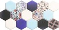 Płytka podłogowa Realonda HEX NOVEAU BLUE  26,5x51