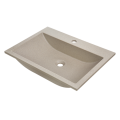 Laveo Albano - umywalka granitowa beż