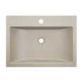 Laveo Albano - umywalka granitowa beż 2
