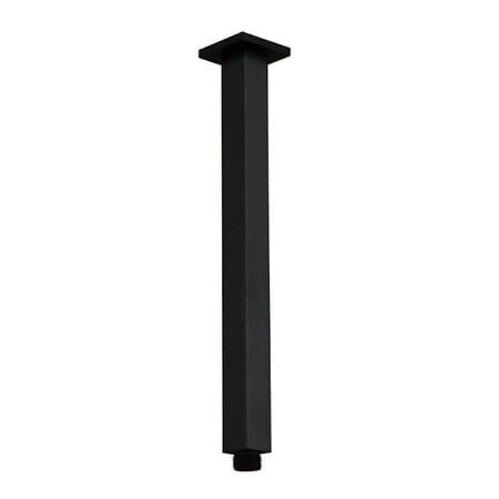 Laveo Kvadrato - wylewka sufitowa deszczowni 264 mm czarny