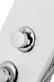 Panel prysznicowy Corsan Alto A017 biały z oświetleniem LED 3